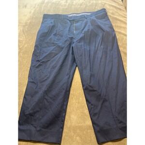 Roundtree & Yorke Travel Smart‎ Blue Classic Fit Men's Dress Pants 44x28